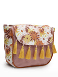 Lush Floral Printed Polycotton Sling Bag