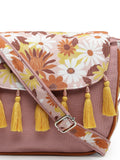 Lush Floral Printed Polycotton Sling Bag