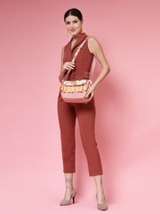 Lush Floral Printed Polycotton Sling Bag