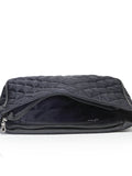 Uno Geometric Quilted Polyester Sling Bag
