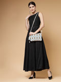 Kooky Embellished Handloom Cotton Sling Bag