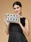 Kooky Embellished Handloom Cotton Sling Bag