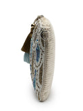 Kooky Embellished Handloom Cotton Sling Bag