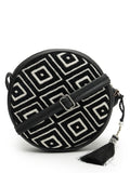 Boho Diamond Cotton Jacquard Sling Bag