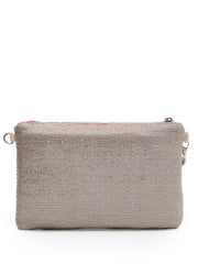Kooky Geometric Embellished Polycotton Sling Bag