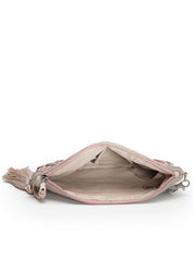 Kooky Geometric Embellished Polycotton Sling Bag