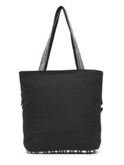 Boho Striped Cotton Dari Canvas Tote Bag