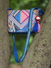 Boho Ethnic Jacquard Sling Bag