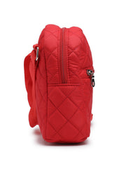 Uno Polyester Diamond Quilted Sling Bag