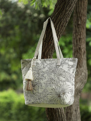 Earth Edit Cotton Jungle Toile Shoulder Bag