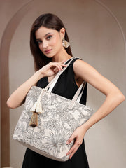 Earth Edit Cotton Jungle Toile Shoulder Bag