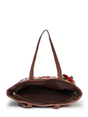 Thread Bloom Cotton Floral Embroidered Tote Bag