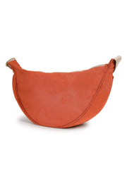 Drift Burnt Orange Polyester Solid Crossbody Bag