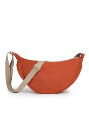 Drift Burnt Orange Polyester Solid Crossbody Bag