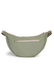 Drift Olive Green Polyester Solid Crossbody Bag