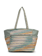 Thread Bloom Cotton Floral Embroidered Tote Bag