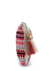 Thread Bloom Cotton Floral Embroidered Sling Bag