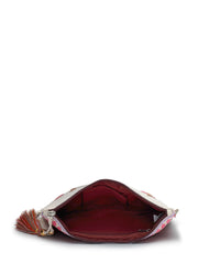 Thread Bloom Cotton Floral Embroidered Sling Bag