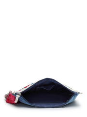 Thread Bloom Canvas Floral Embroidered Sling Bag