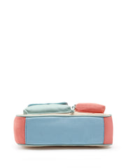 Hue Cotton Canvas Colourblocked Sling Bag
