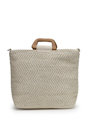 Earth Edit Cotton Chevron Woven Handheld Bag
