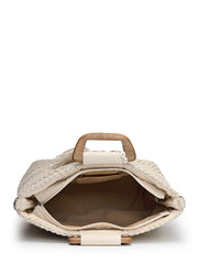 Earth Edit Cotton Chevron Woven Handheld Bag