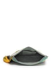 Thread Bloom Cotton Floral Embroidered Sling Bag