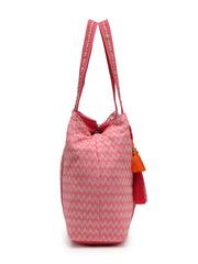 Folklore Edit Cotton Diamond Beaded Hobo Bag