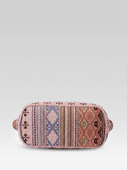 Earth Edit Rust Ethnic Jacquard Tote Bag