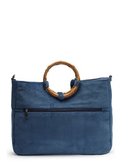 Tribal Sutra Canvas Floral Embroidered Handheld Bag