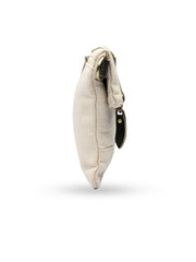 Anekaant Timber & Thread Off White Jute Solid Sling Bag
