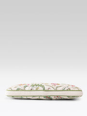 Anekaant Petal Posh Ivory & Olive Floral Jacquard Laptop Bag (Upto 16")