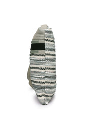 Anekaant Lines & Loops Grey Acrylic Striped Sling Bag
