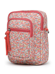 Anekaant Meadow Tales Red Canvas Floral Sling Bag