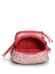 Anekaant Meadow Tales Red Canvas Floral Sling Bag