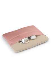 Drift Dusty Pink Polyester Colourblocked Laptop sleeve (Upto 14")