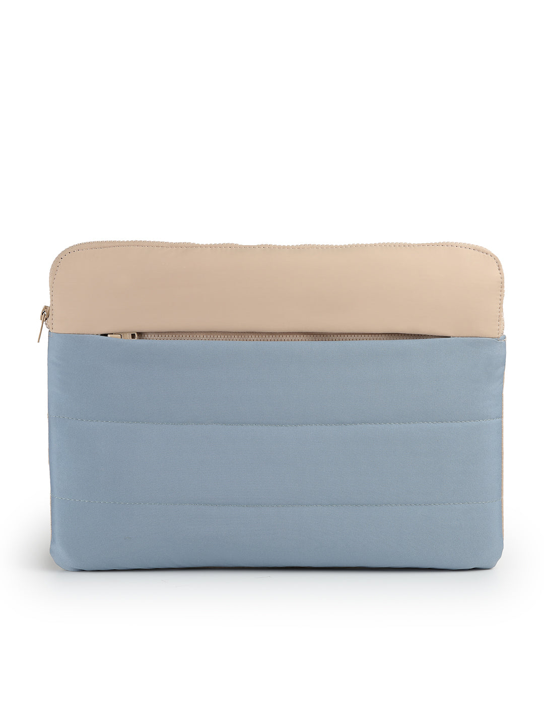 Drift Dusty Blue Polyester Colourblocked Laptop sleeve (Upto 14")