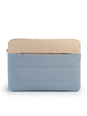 Drift Dusty Blue Polyester Colourblocked Laptop sleeve (Upto 14")