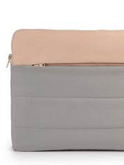Drift Sage Green Polyester Colourblocked Laptop sleeve (Upto 14")