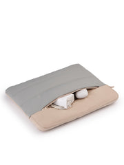 Drift Sage Green Polyester Colourblocked Laptop sleeve (Upto 14")
