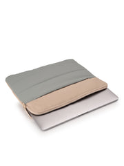 Drift Sage Green Polyester Colourblocked Laptop sleeve (Upto 14")