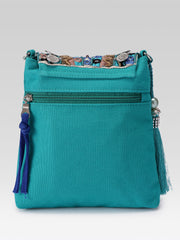 Tribal Sutra Firozi Boho Canvas Sling Bag