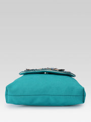 Tribal Sutra Firozi Boho Canvas Sling Bag