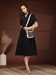 Anekaant Timber & Thread Off White Cotton Solid Sling Bag