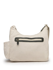 Anekaant Timber & Thread Off White Cotton Multipocket Sling Bag