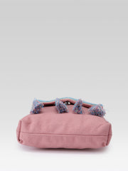 Mod Stitch Dusty Pink Chevron Cotton Sling Bag