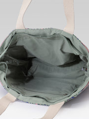Earth Edit Green & Multi Ethnic Cotton Tote Bag