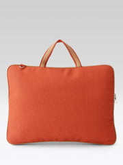 Anekaant Transit Rust Colorblock Canvas Laptop Bag (Upto 16")