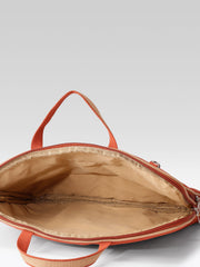 Anekaant Transit Rust Colorblock Canvas Laptop Bag (Upto 16")