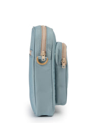 Drift Dusty Blue Polyester Solid Sling Bag